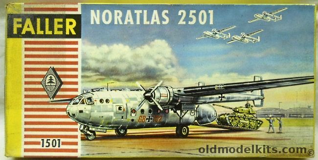 Faller 1/100 Noratlas 2501 Motorized - Luftwaffe, 1501 plastic model kit